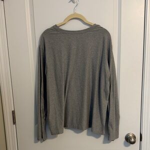 Athletic Works Charcoal Long Sleeve Top